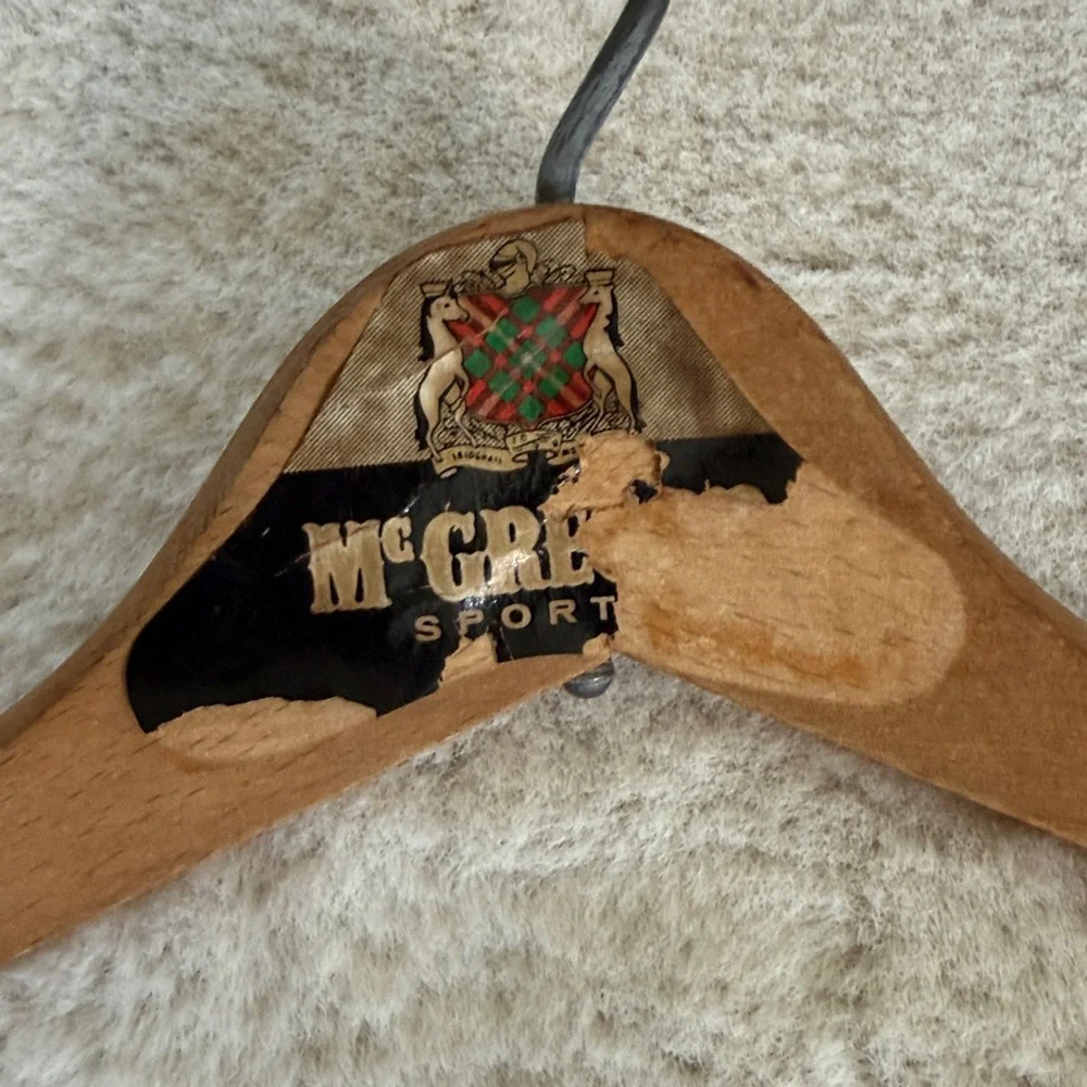 Vintage Wooden Hangers Lot of 10 - Central Park New York